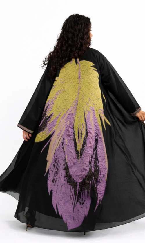 Queens Feather Abaya - Image 3