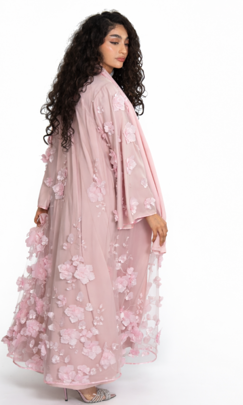 Cherry Blossom Abaya - Image 3