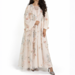 Ivory Bloom Abaya