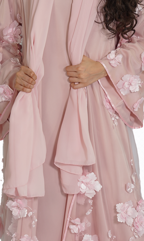 Cherry Blossom Abaya - Image 4