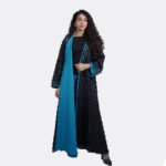Noire Teal Abaya