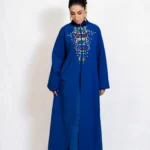 Royal blue Gems Abaya – MS51
