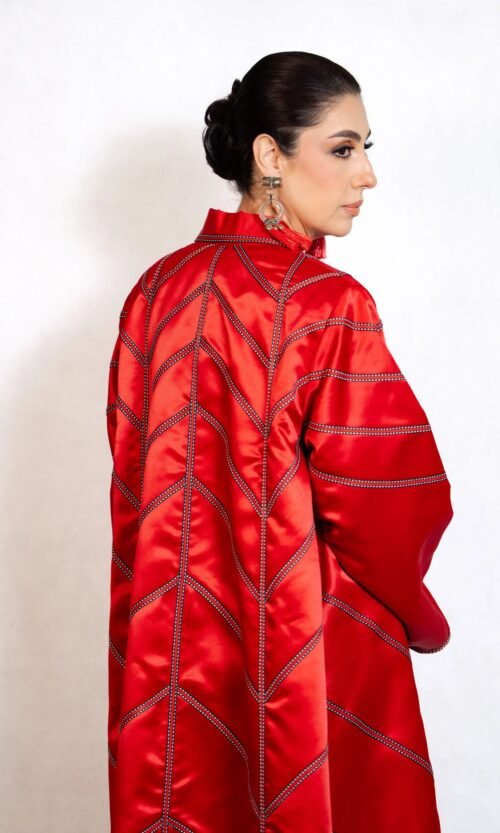 Sage Elegance Abaya – MS02 - Image 4