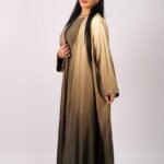 Soft Contrast Abaya – MS09