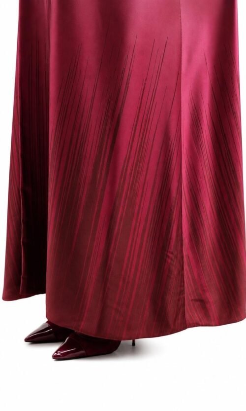 Soft Contrast Abaya – MS53 - Image 5