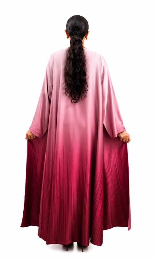 Soft Contrast Abaya – MS53 - Image 6