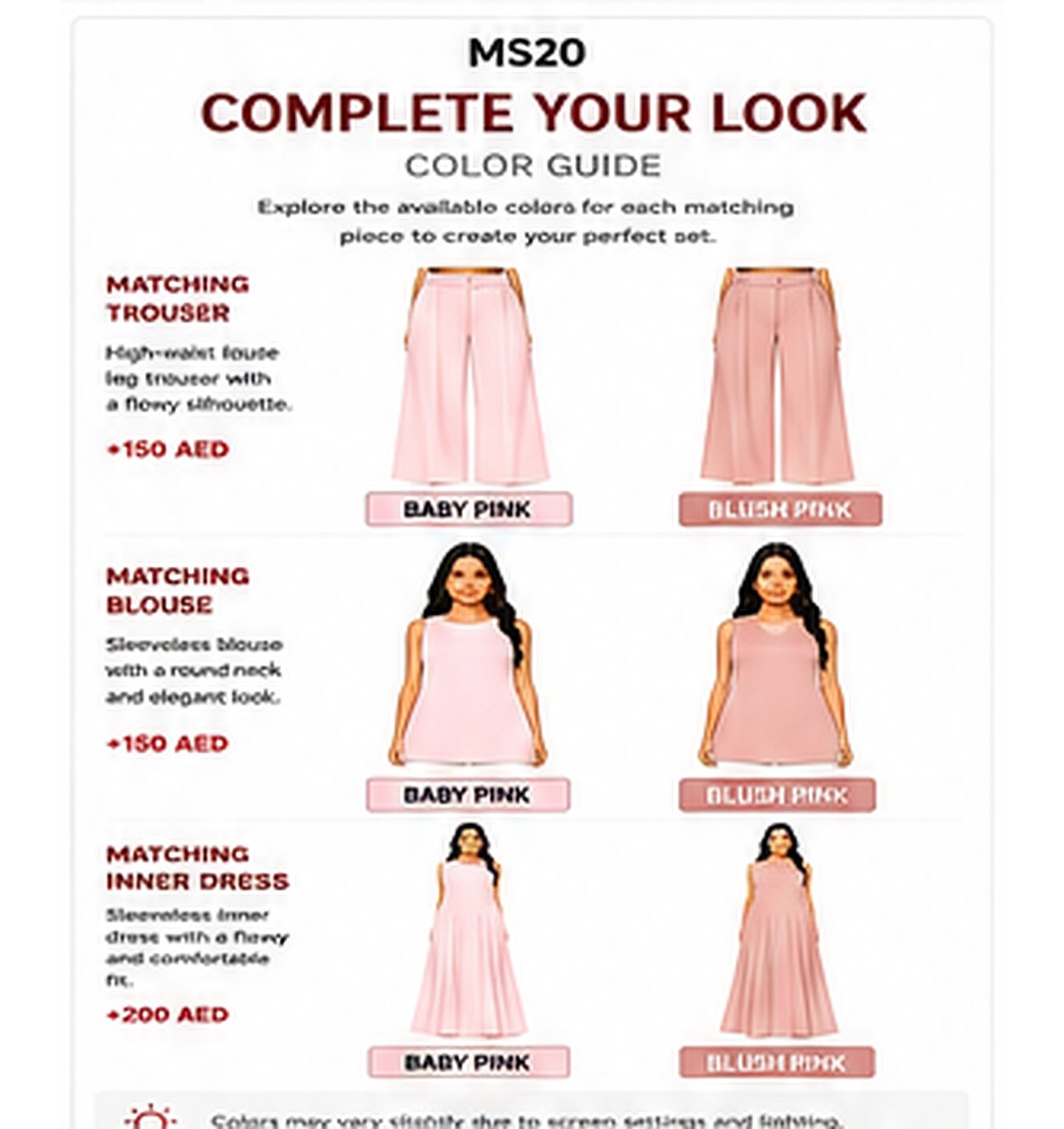 Complete Your Look Color Guide