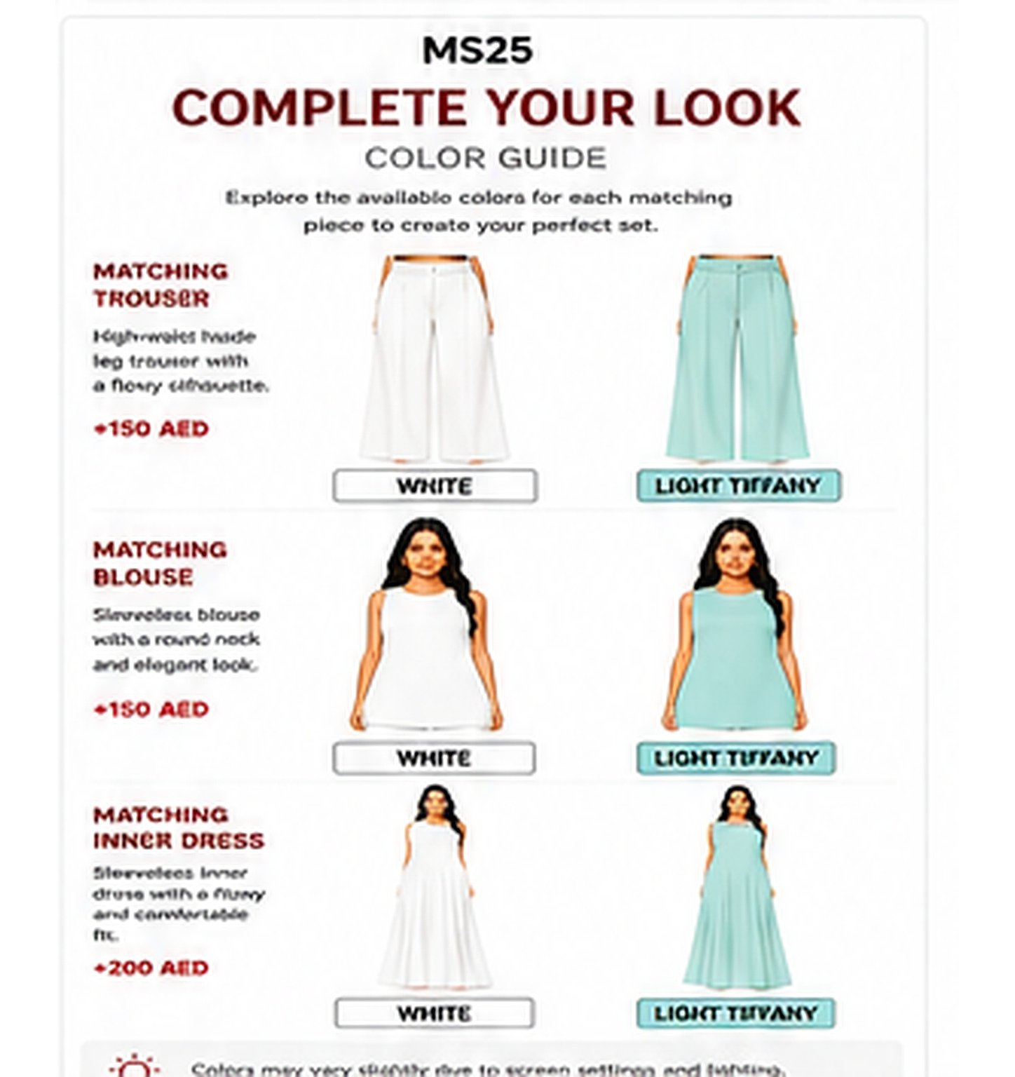 Complete Your Look Color Guide