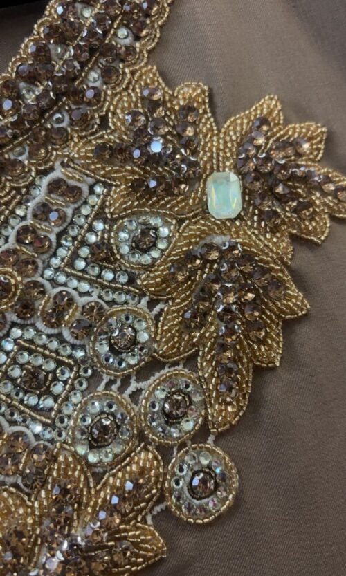 Golden Dune Abaya – MS45 - Image 5