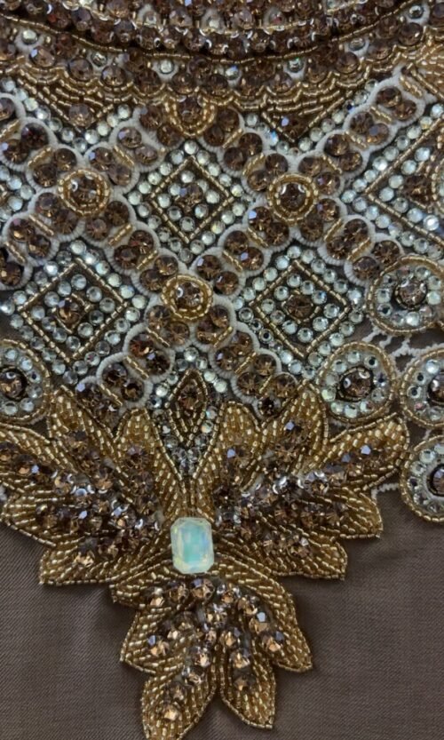 Golden Dune Abaya – MS45 - Image 4