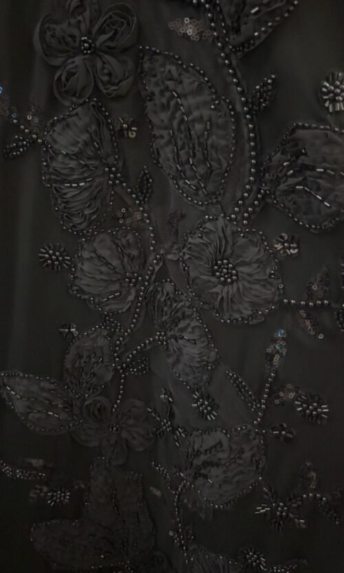 Midnight Lace Abaya – MS37 - Image 4
