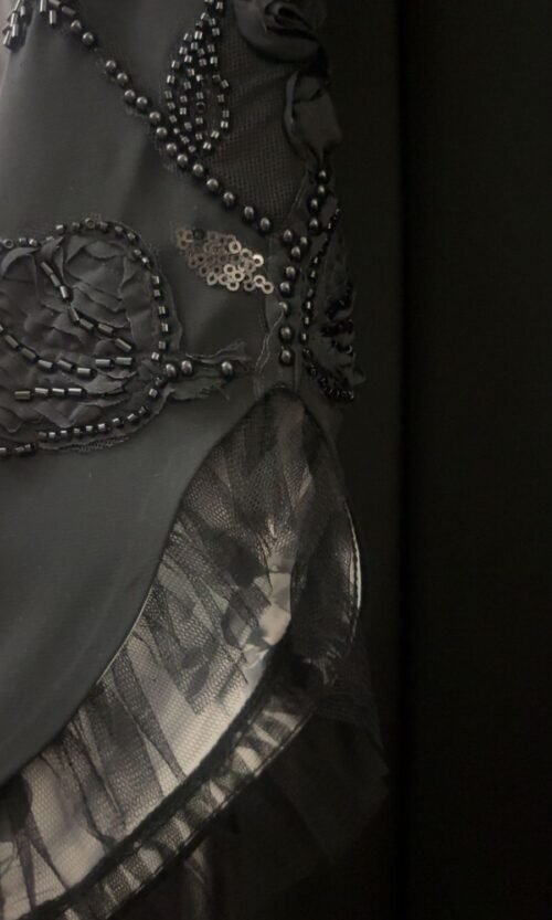 Midnight Lace Abaya – MS37 - Image 5