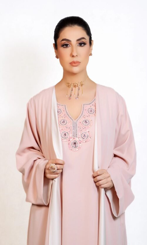 Midnight Occasion Abaya – MS26 - Image 3