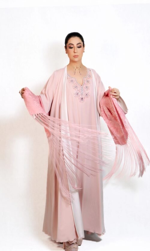 Midnight Occasion Abaya – MS26 - Image 4