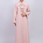 Blush Prism Embroidered Abaya – MS73