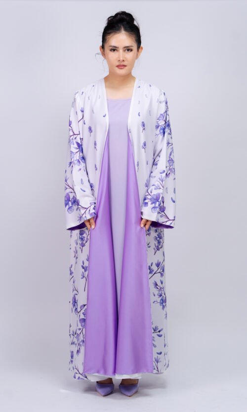 Lavender Wisteria Abaya – MS75