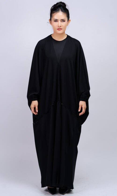 Midnight Drape Abaya – MS70