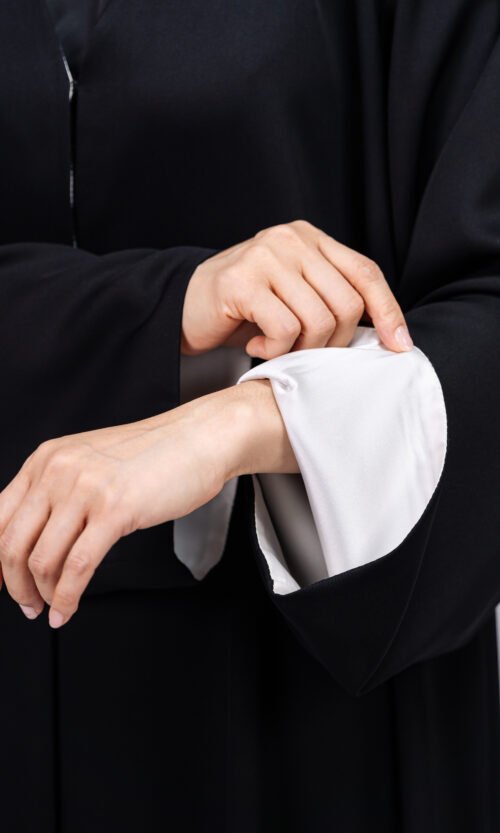 Midnight Drape Abaya – MS70 - Image 9