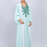 Mint Emerald Abaya – MS60