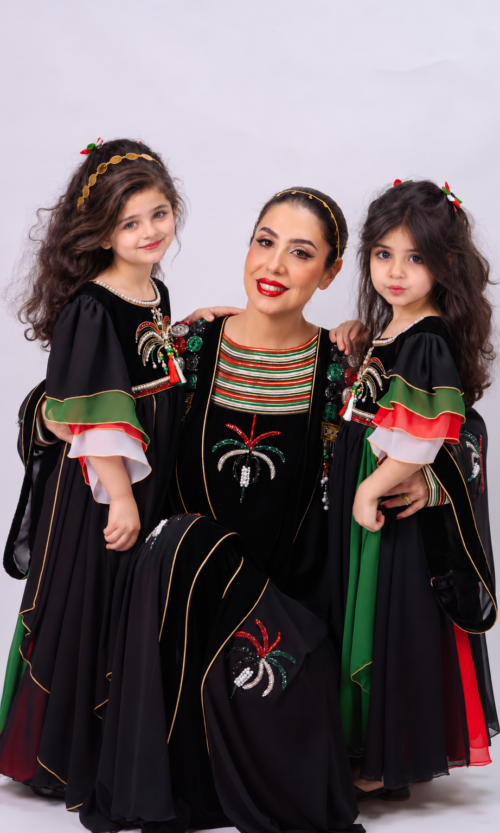 UAE National Day Family Matching Outfit Combo – Mother & Two Girls - Image 5