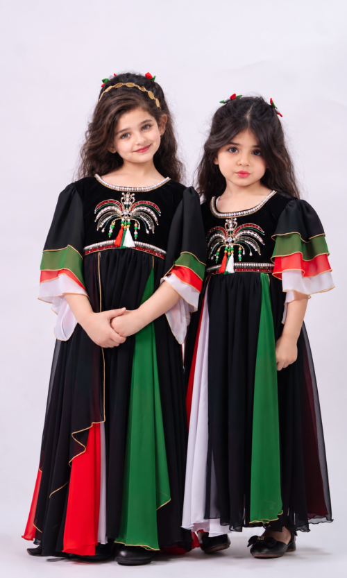 UAE National Day Family Matching Outfit Combo – Mother & Two Girls - Image 7