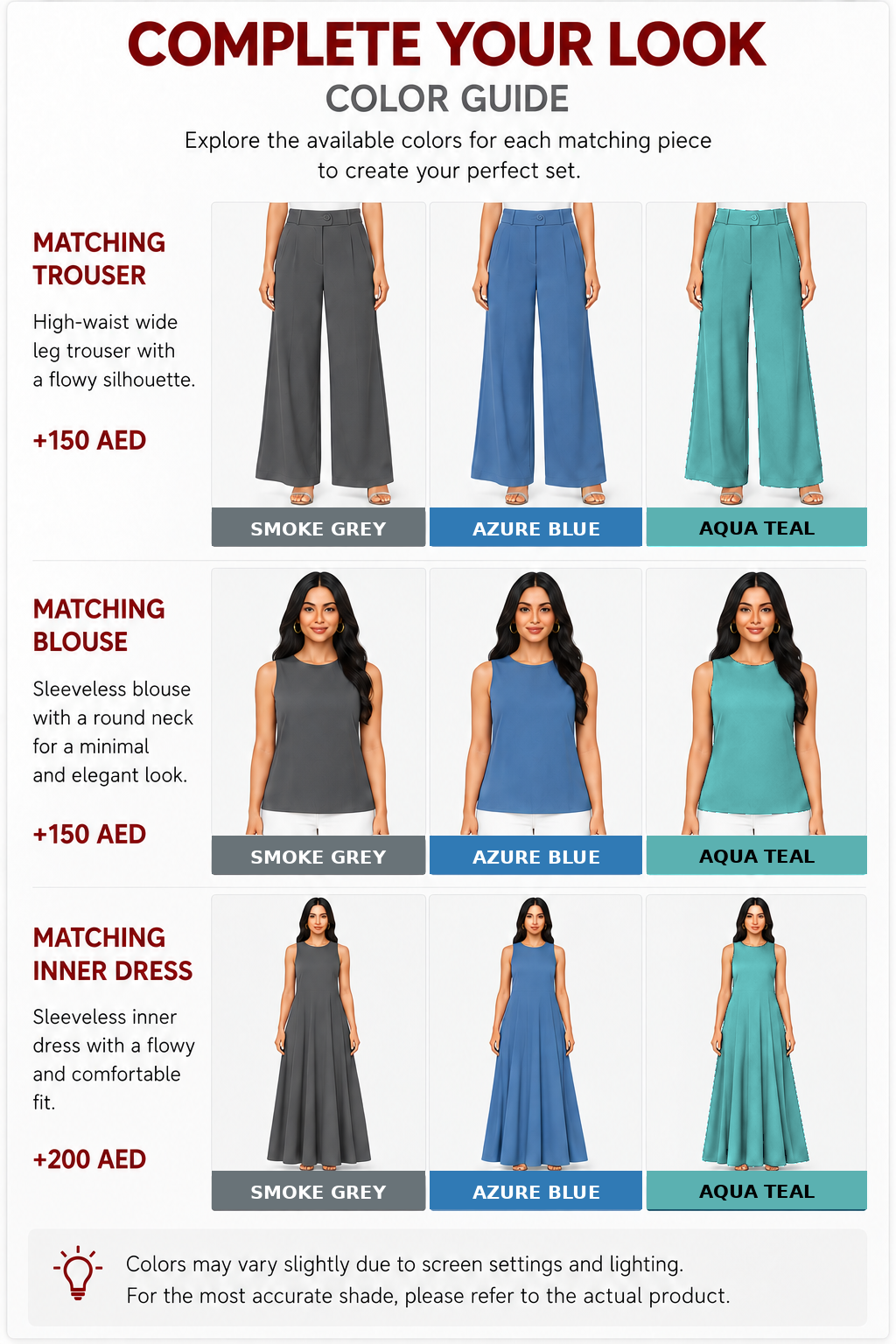 Complete Your Look Color Guide