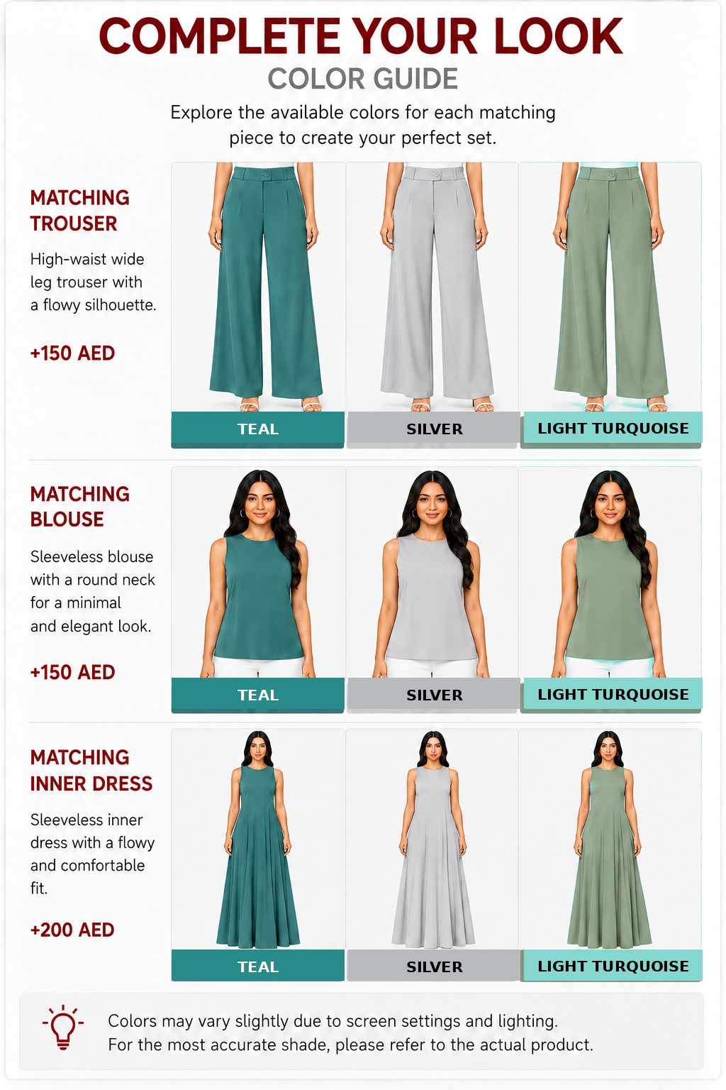 Complete Your Look Color Guide