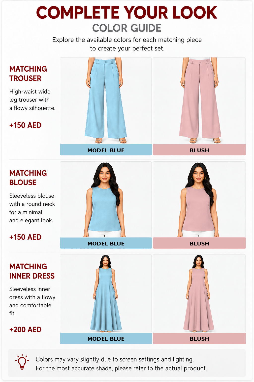 Complete Your Look Color Guide