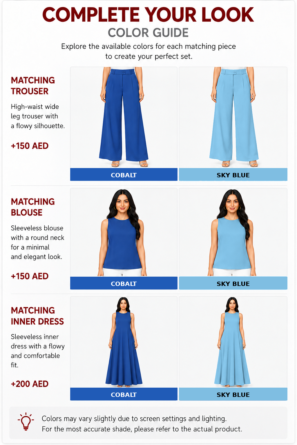 Complete Your Look Color Guide