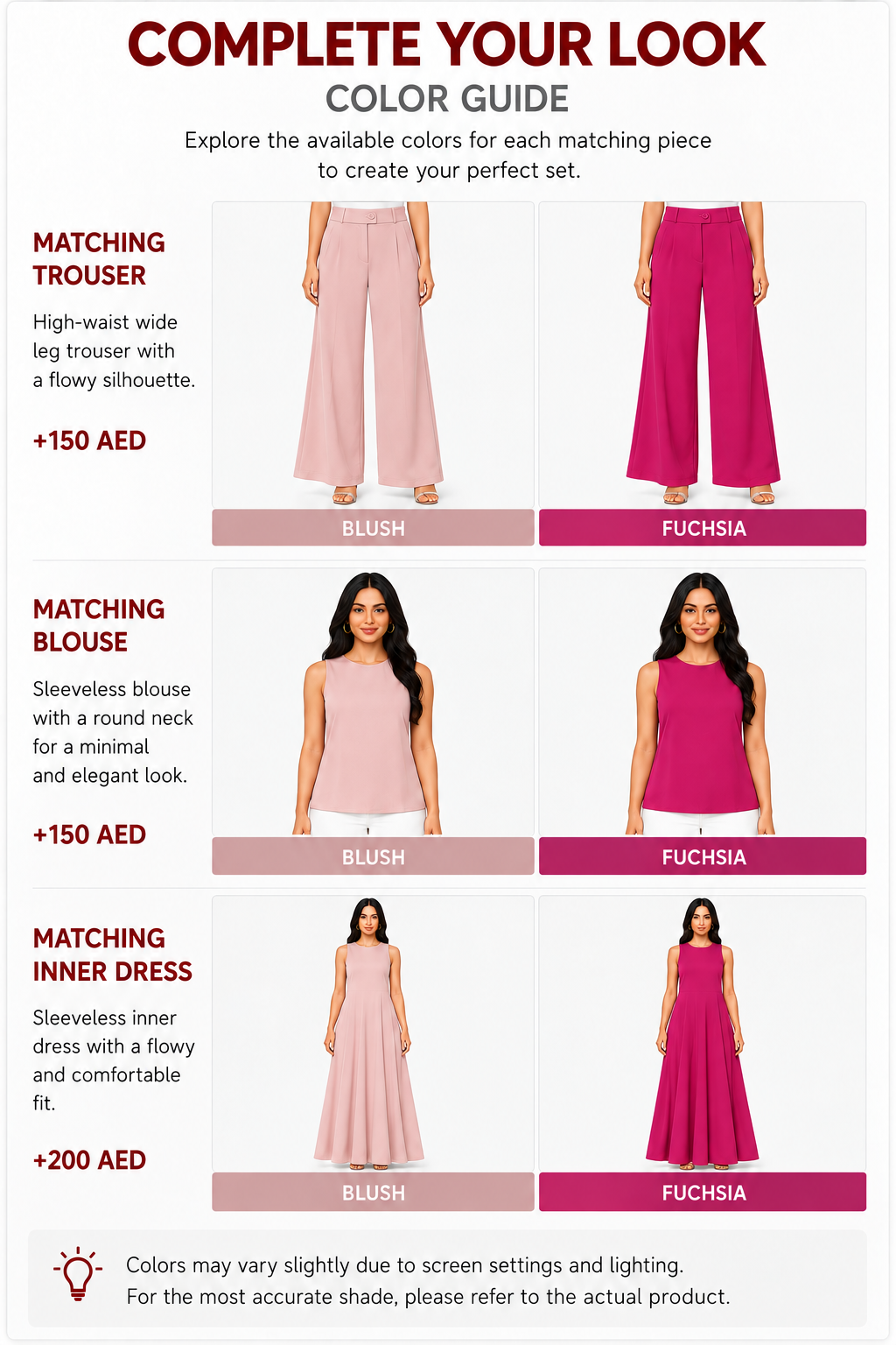 Complete Your Look Color Guide