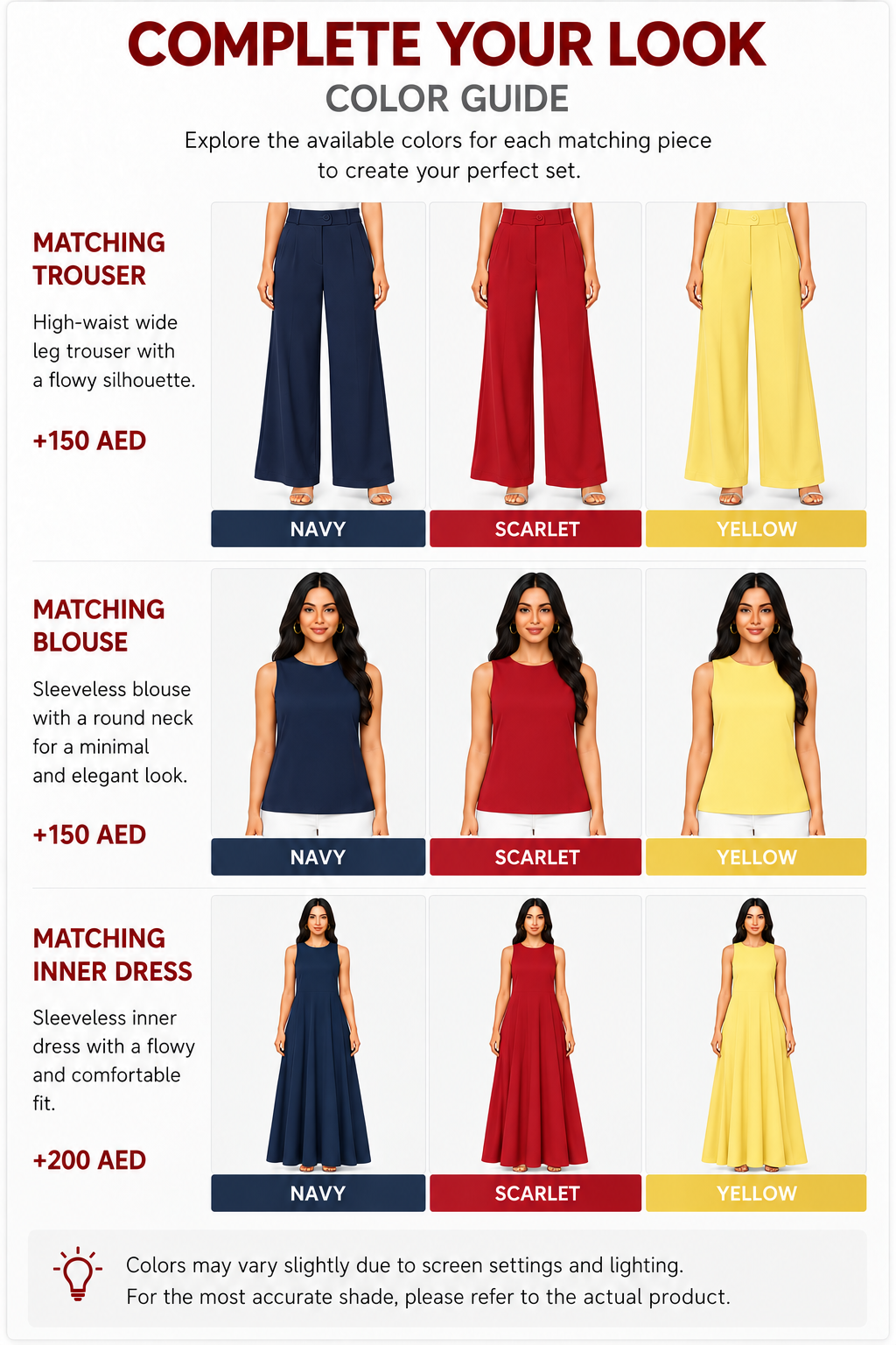 Complete Your Look Color Guide