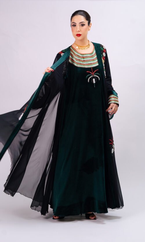 UAE National Day Handmade Abaya – Heritage Edition 04 - Image 17