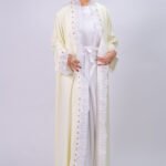 Emerald Heritage Chiffon Abaya – MS88